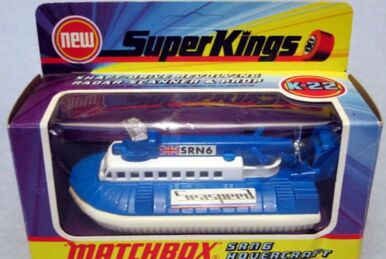 Vintage Matchbox Super Kings K-22 S.R.N.6. HOVERCRAFT Toy 1974 Made in  England
