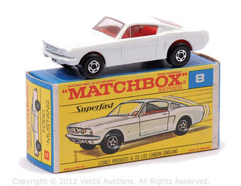 matchbox no 8 mustang
