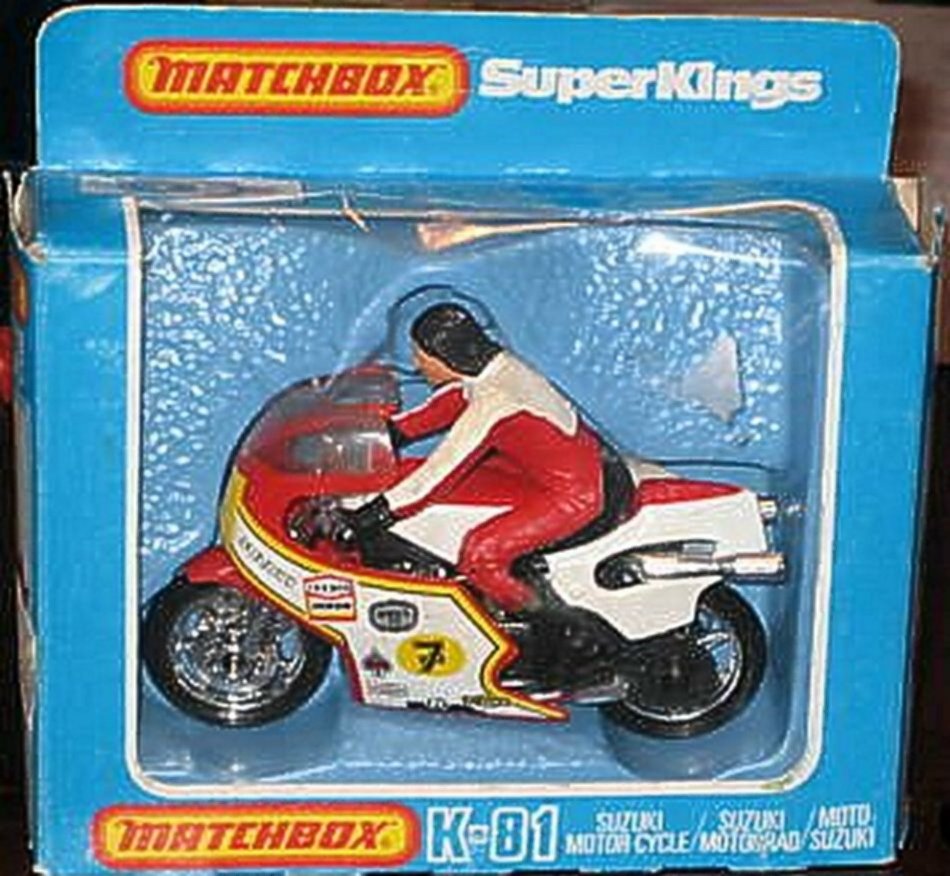 ビンテージ　MATCHBOX K-81 スズキ オートバイ Matchbox Suzuki K-81-1 Barry Sheene Motorcycle Motorbike Toy