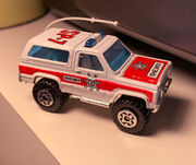 1984 issue of the Chevy Blazer 4x4. This has the original light bar.