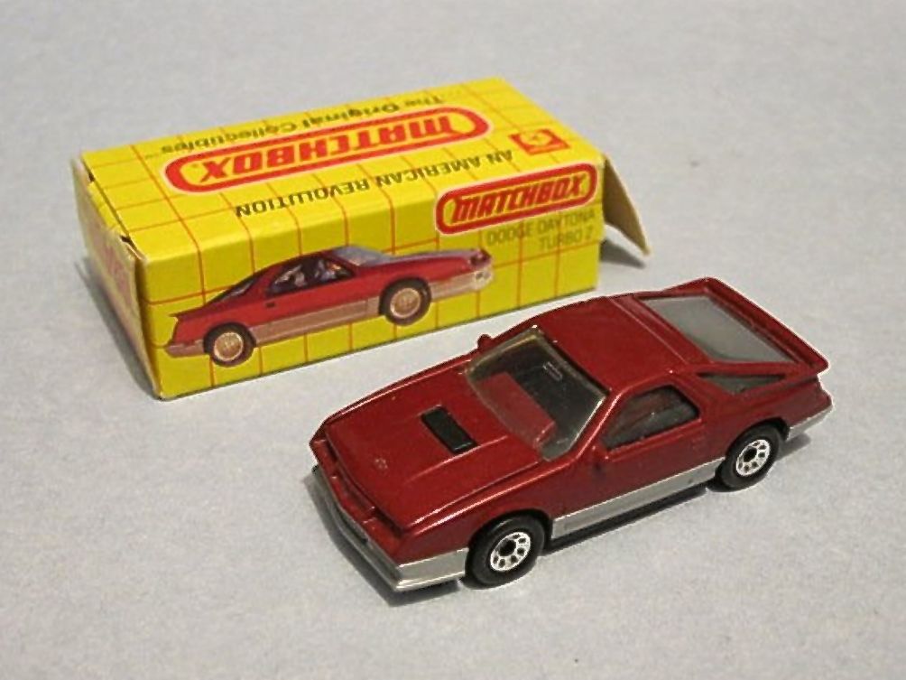 matchbox dodge daytona turbo z