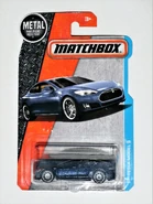 Tesla Model S, 2016 Dark Blue. "Metal" version.