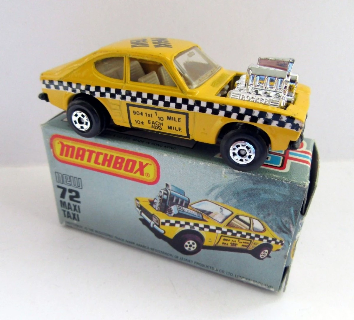 2022 Matchbox '70 Ford Capri Metallic Blue 41/100 (New In Package - Foto 10