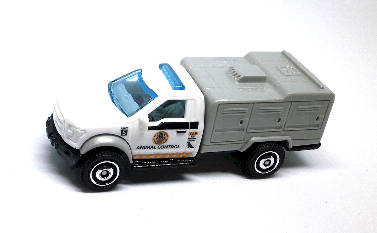 FORD Animal Control TRUCK MATCHBOX MBX Service 19/20 1:64 OVP NUOVO 