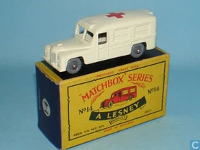 Daimler Ambulance (14-B) | Matchbox Cars Wiki | Fandom