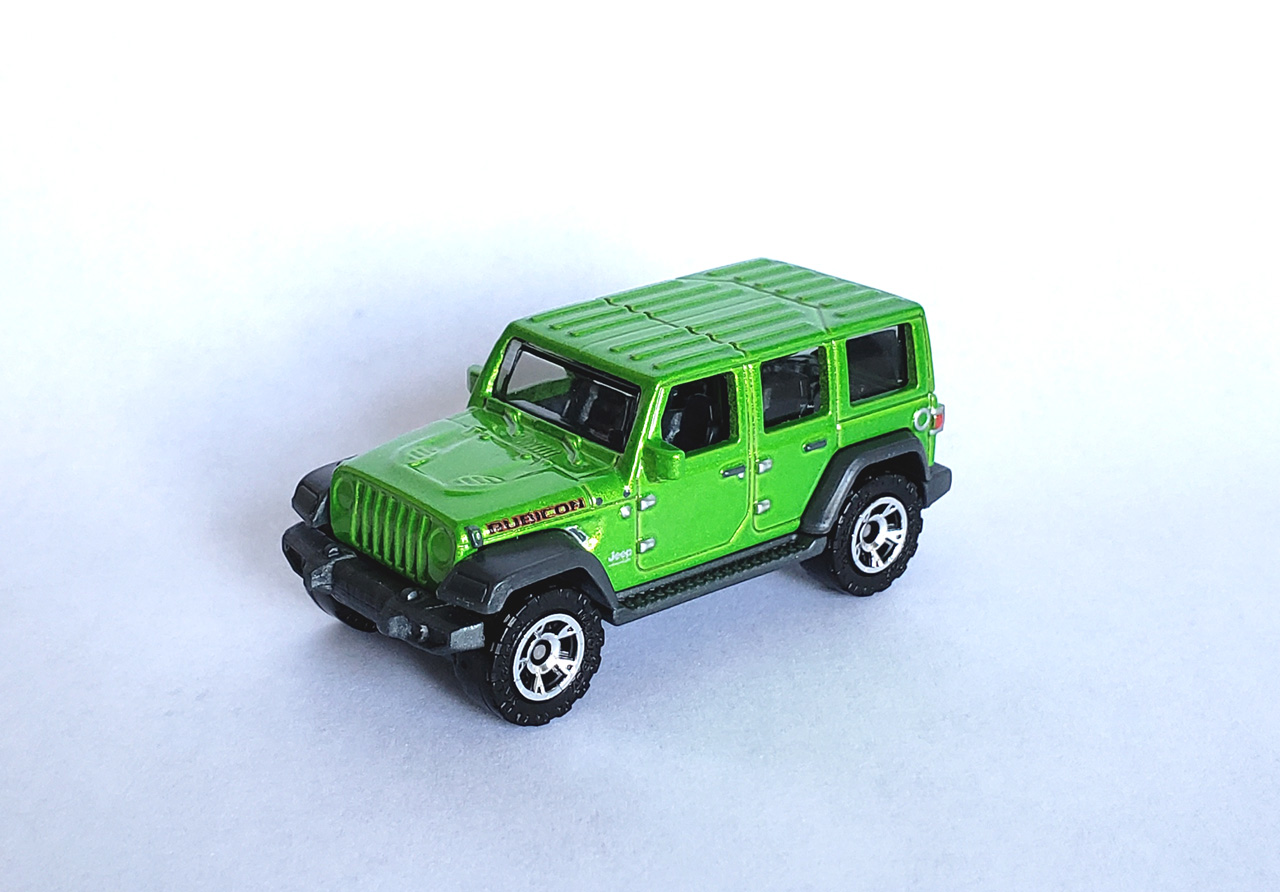 LOT OF 2  2019/2020 Matchbox Jeep® Wrangler™ Rubicon JL Series White/Green