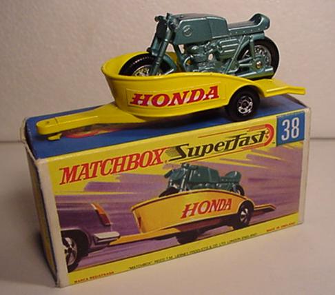 Honda Motorcycle & Trailer | Matchbox Cars Wiki | Fandom