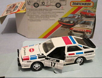 matchbox 1982 audi quattro