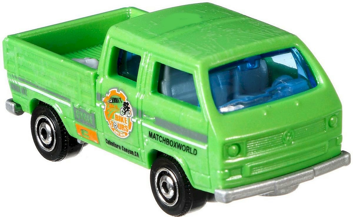 2017 Matchbox #95 Volkswagen Transporter Cab without tools on bed 