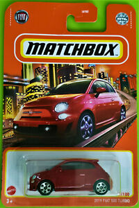 Fiat 500 2024 matchbox car