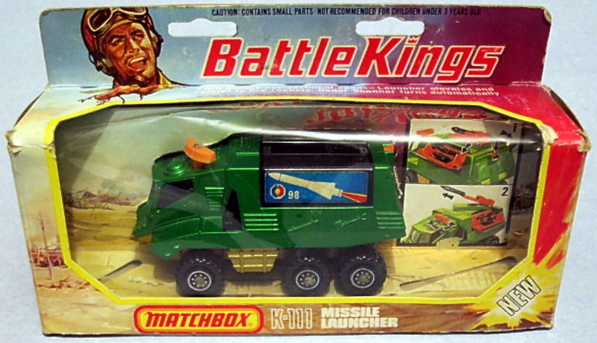 Missile Launcher (K-111) | Matchbox Cars Wiki | Fandom