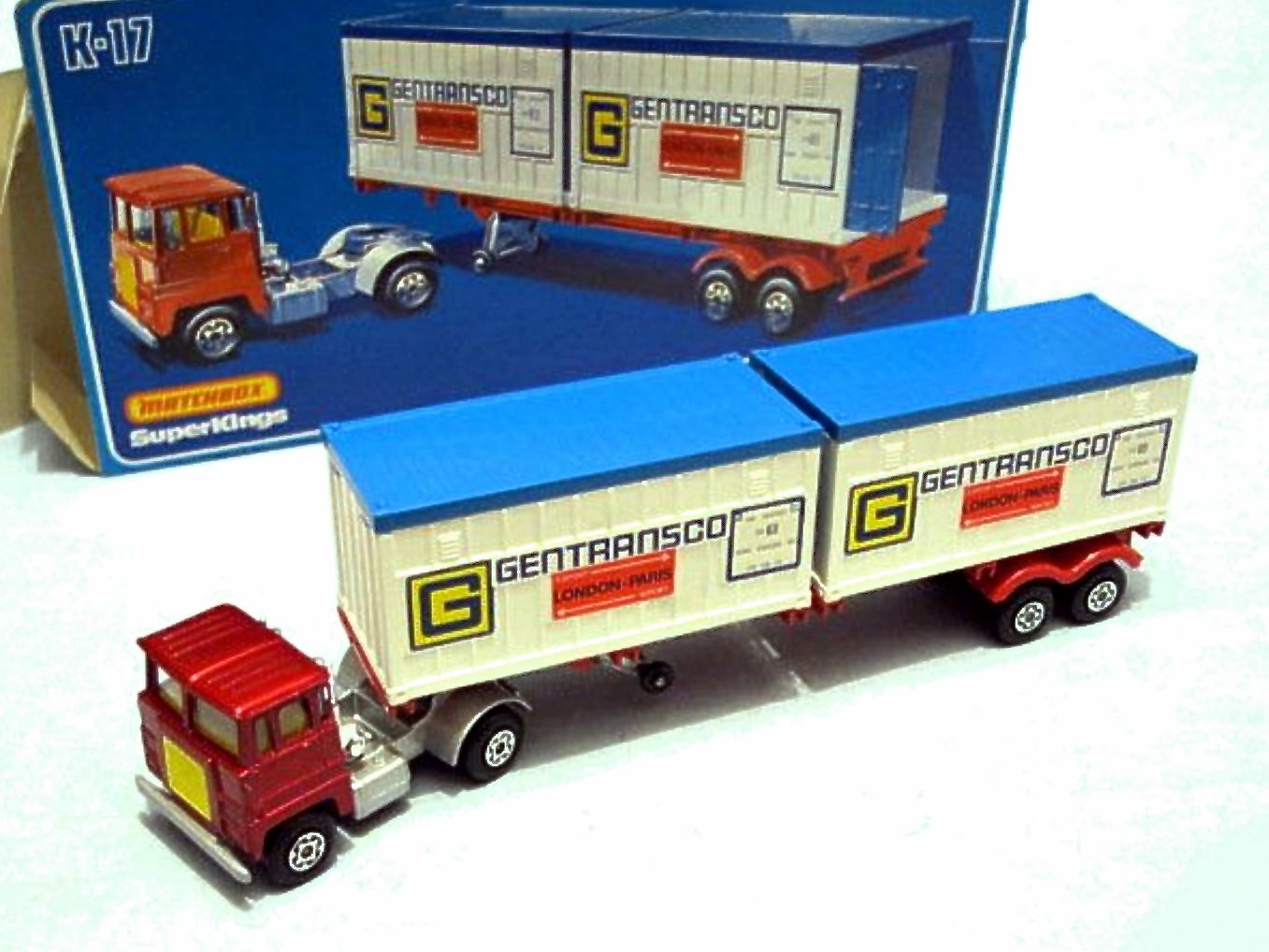 matchbox container truck