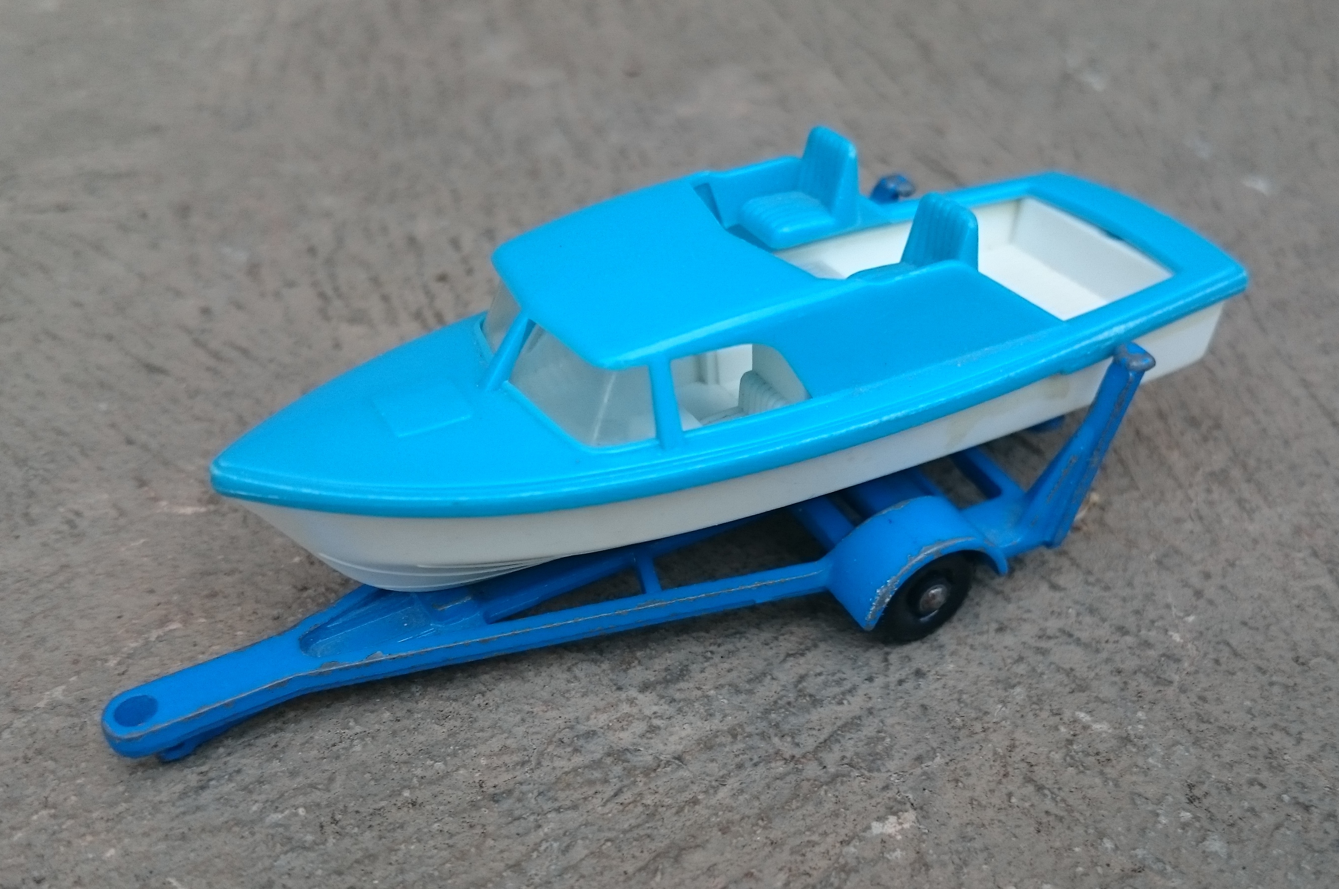 Boat & Trailer (9-D) | Matchbox Cars Wiki | Fandom