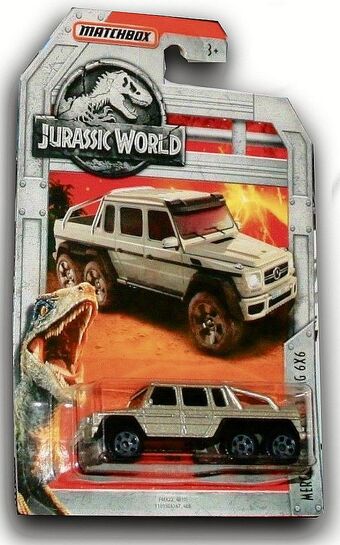 matchbox jurassic world mercedes