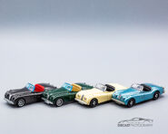 Quartet of 56 Jaguar XK140 Roadster-1