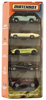 2025 Matchbox MBX Convertible Cruisers 5 Pack