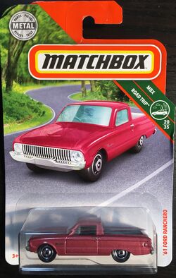 MB Serin Pearl White 2019 Matchbox 61 Ford Ranchero 75/100 mbx Mountain MB Serin Pearl White 2019 Matchbox 61 Ford Ranchero 75/100 mbx Mountain
