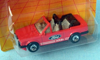 matchbox ford escort cabriolet 1985