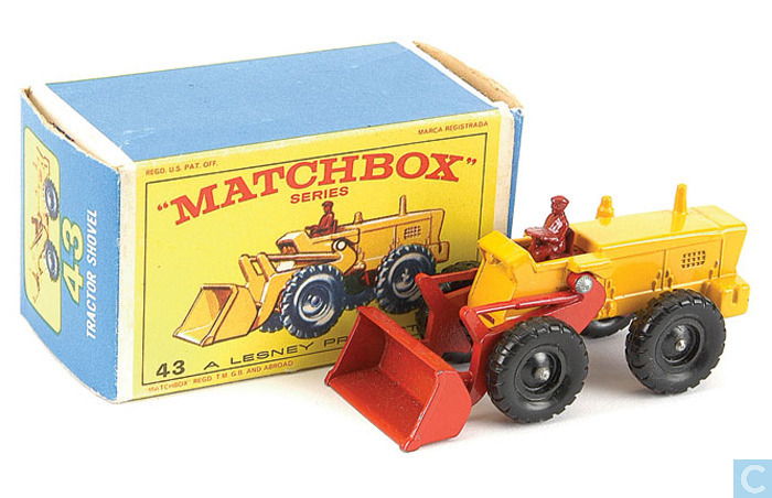 Aveling-Barford Tractor Shovel (43-B) | Matchbox Cars Wiki | Fandom