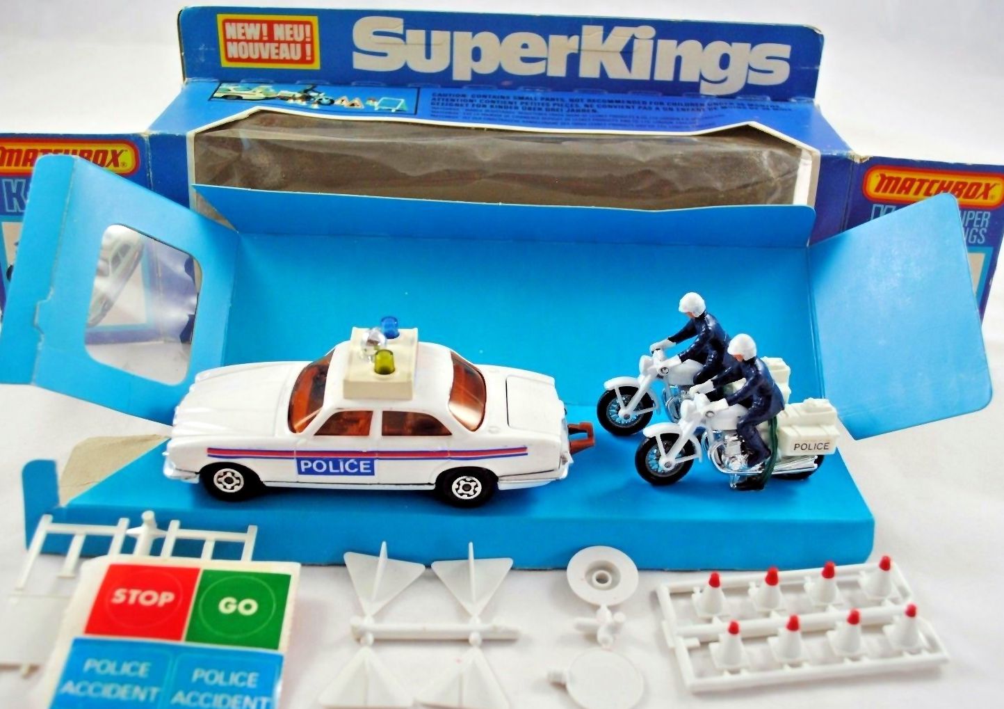 Matchbox Superkings K-66 Jaguar XJ12 Police Patrol [England