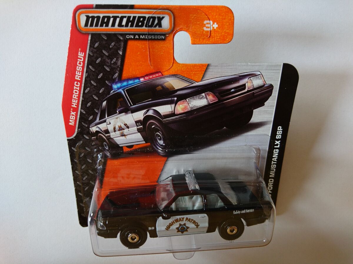 MATCHBOX 1993 FORD MUSTANG LX SSP(パトカー) MBX POLICE '93 FORD MUSTANG LX SSP (STATE POLICE) 66/125