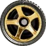 Gold 5-Spoke (Matchbox)