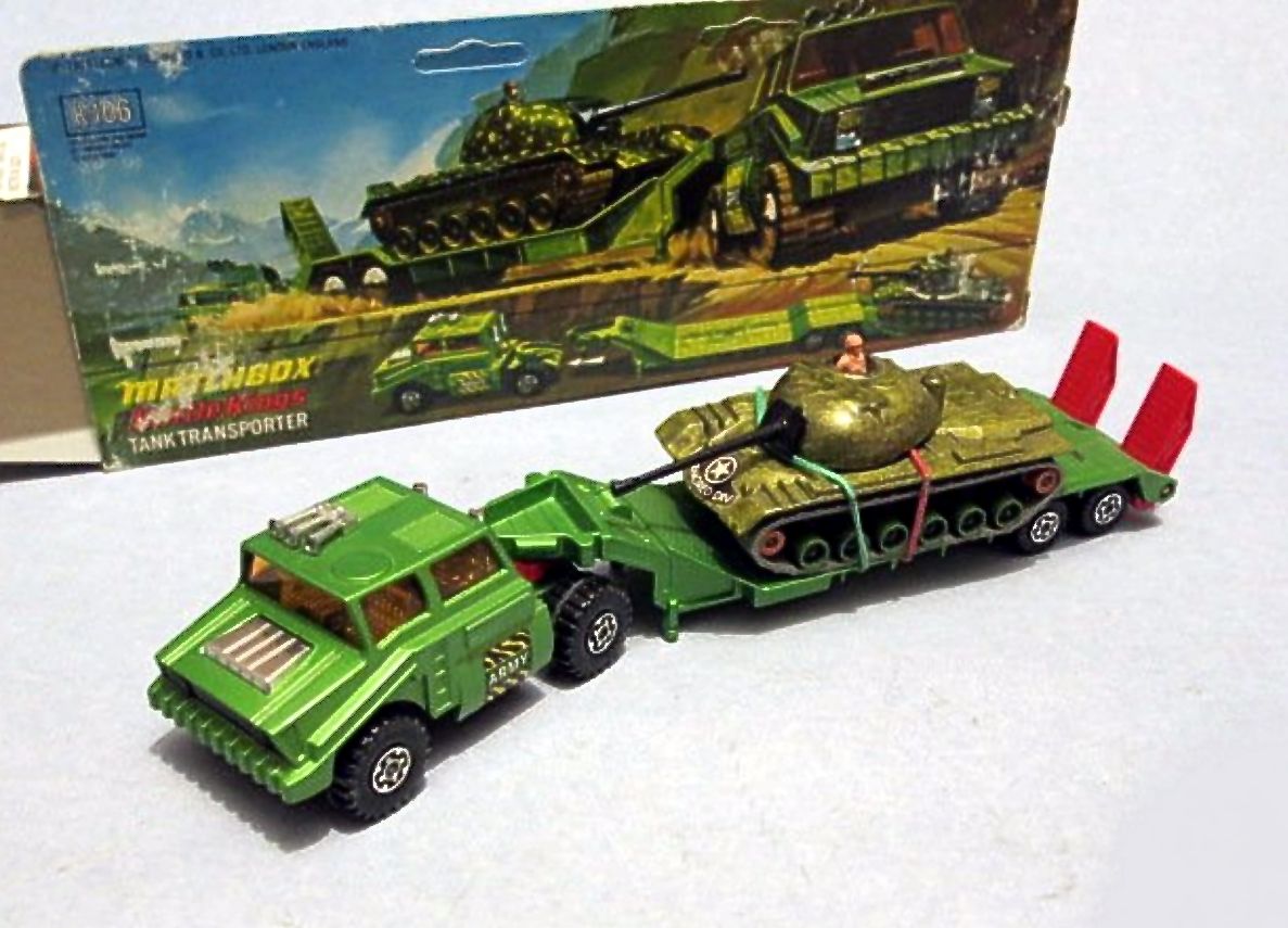 matchbox army trucks