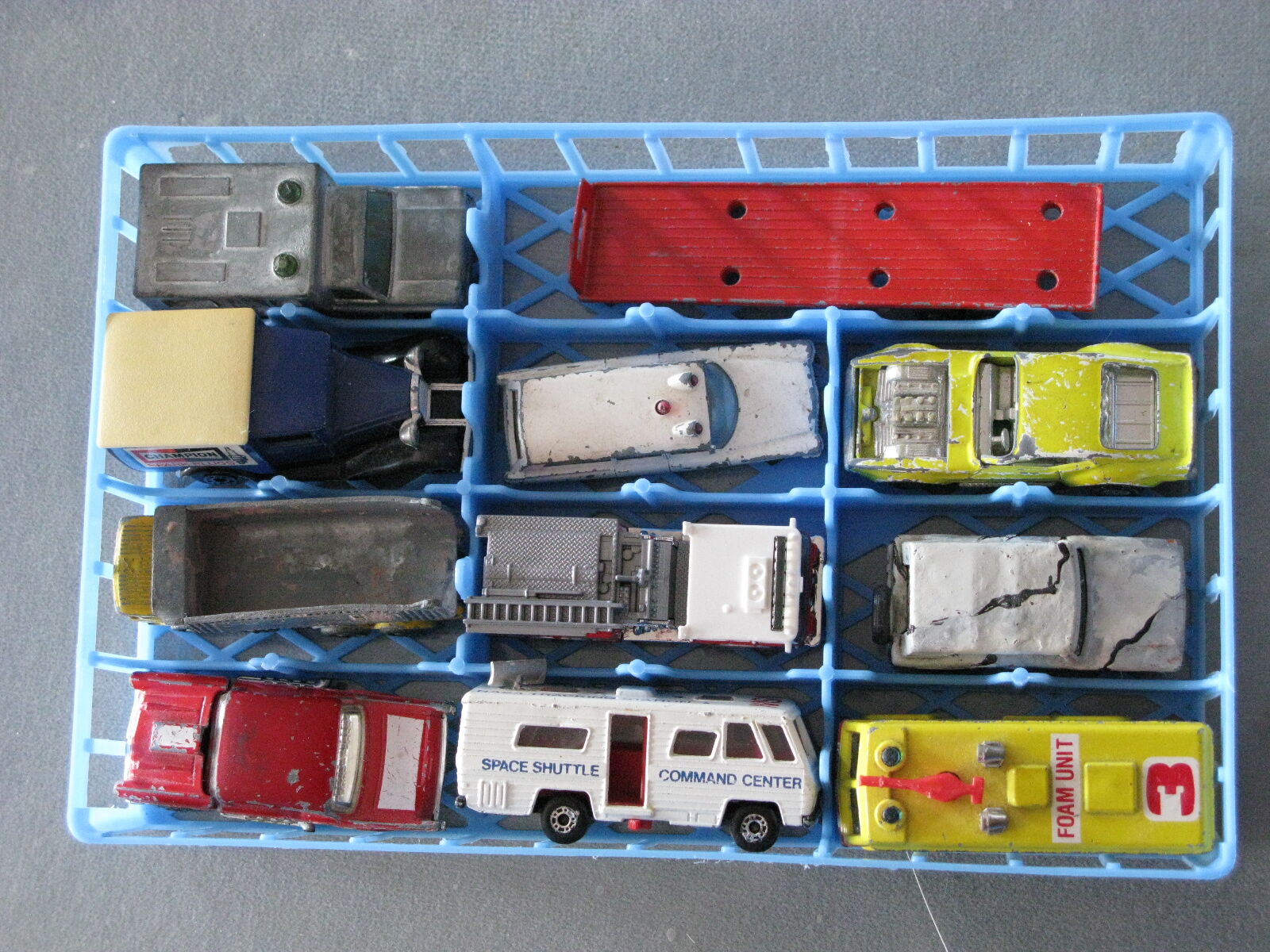 Matchbox car case top vintage