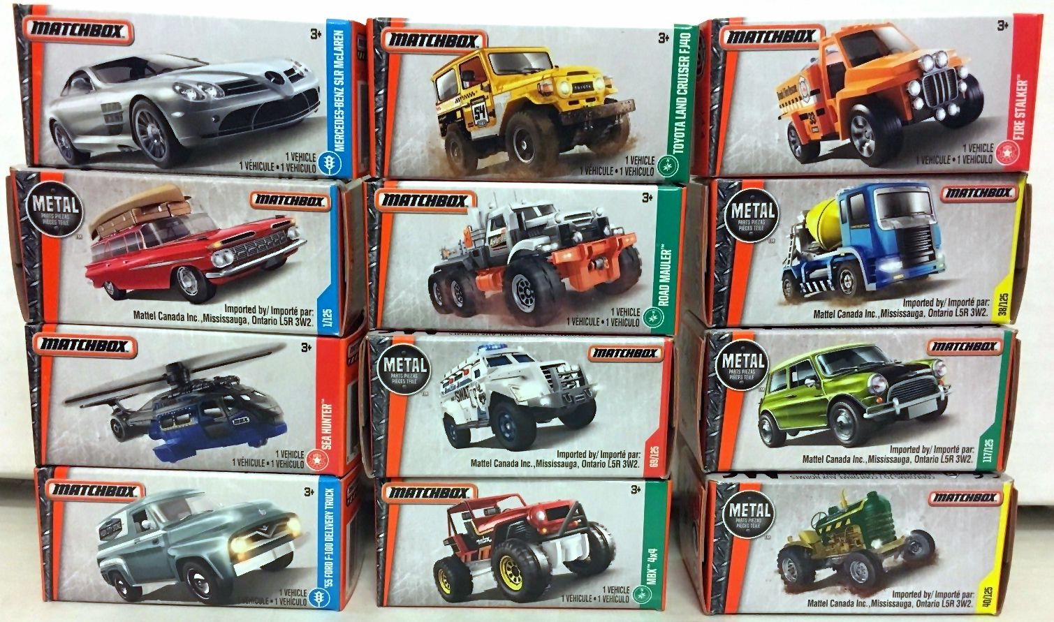 2017 matchbox cars list