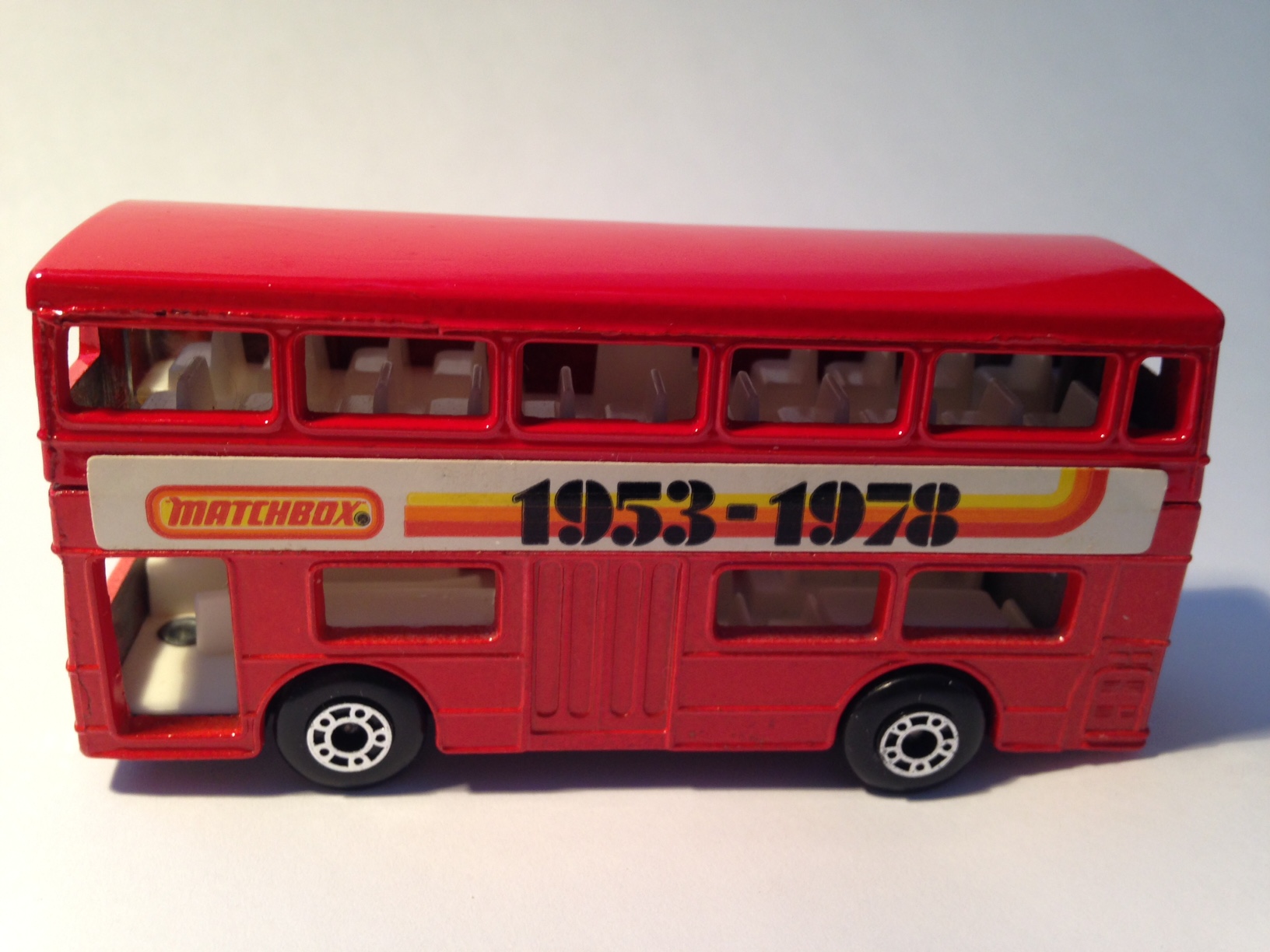 Matchbox double decker sales bus 1972