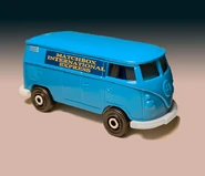 Vw delivery van 19 f.jpg (51 KB) The 2019 5 pack version of the VW Delivery Van. The tampo and paint scheme are a tribute to the 1957-61 Matchbox Volkswagen Microvan