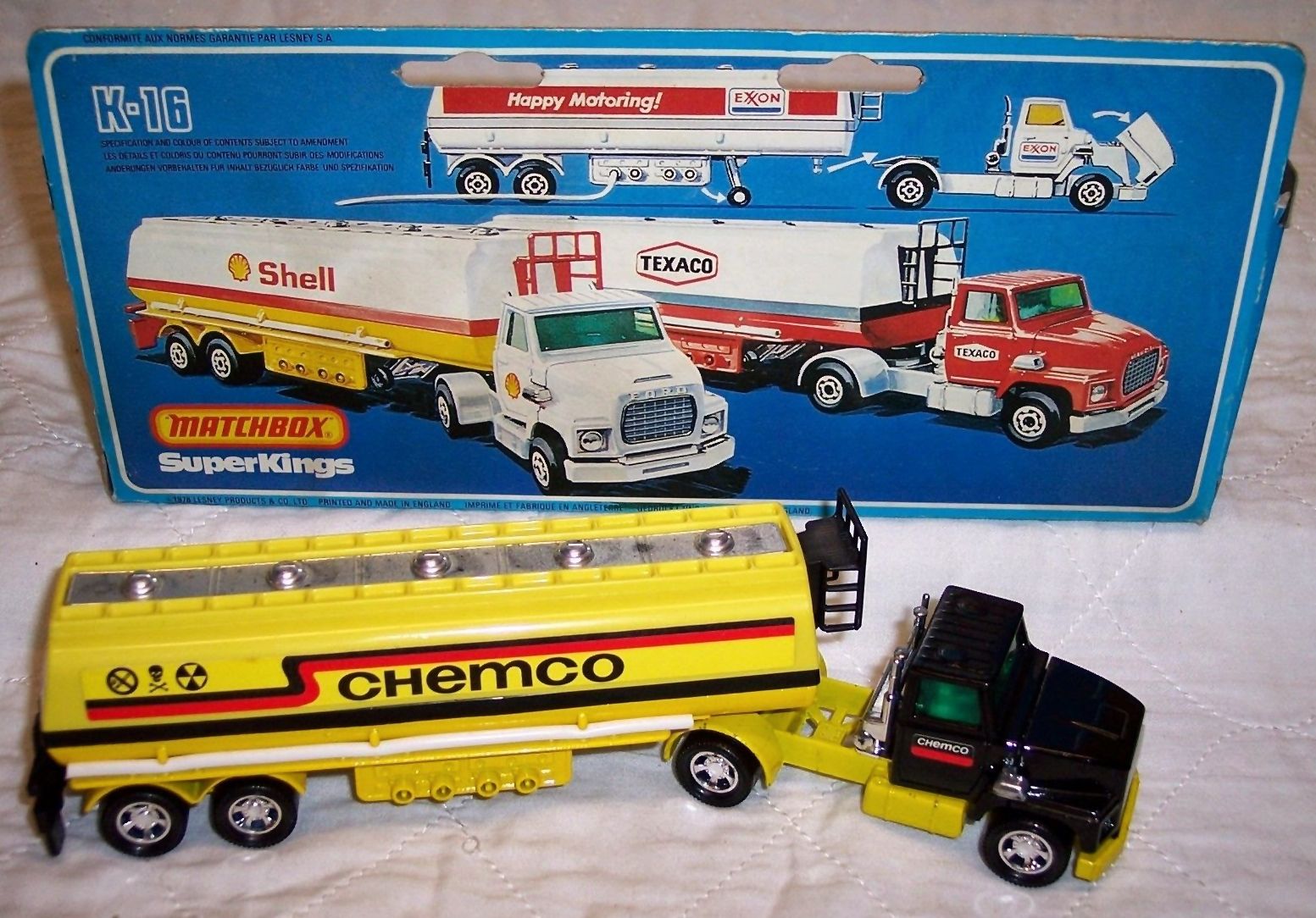 matchbox tanker truck