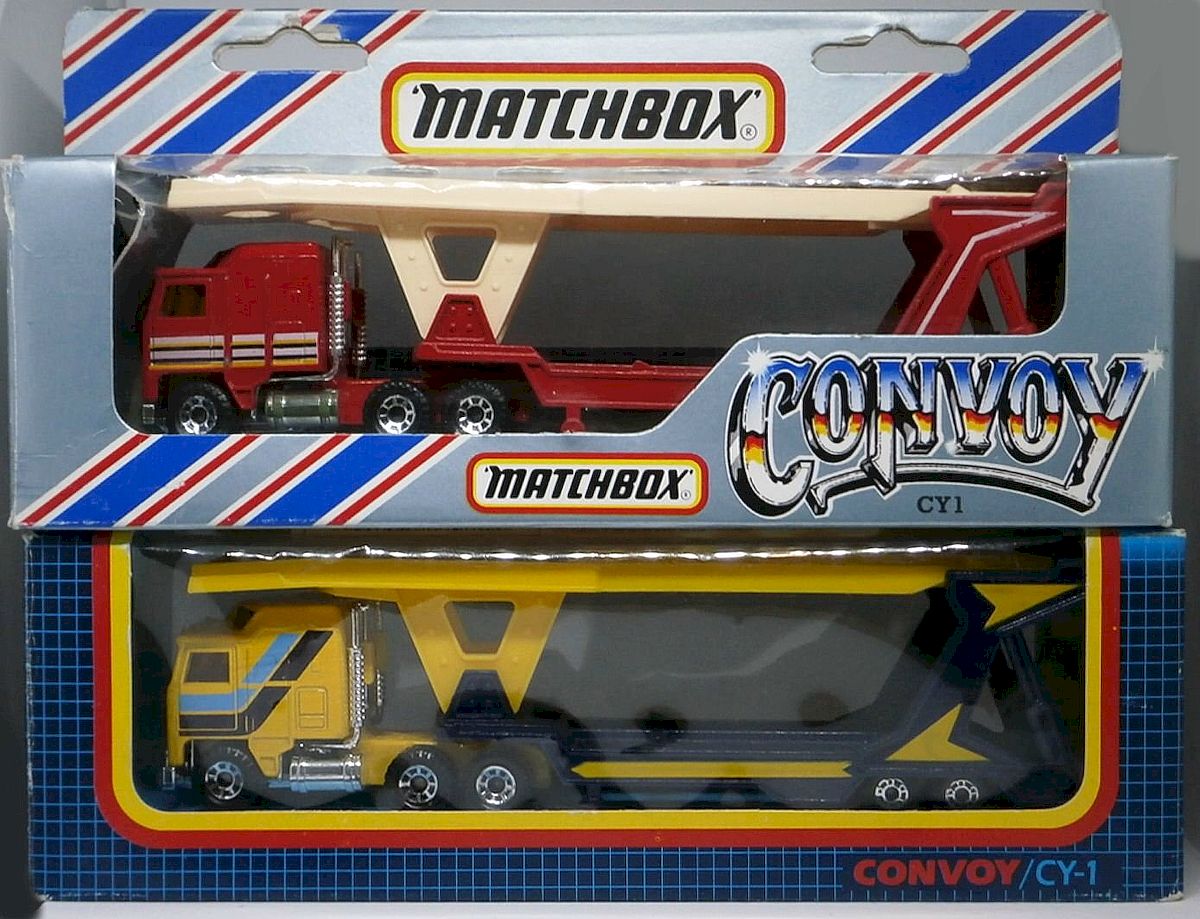 KENWORTH CAR TRANSPORTER CONVOY MATCHBOX CY1