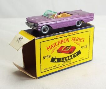matchbox pontiac convertible