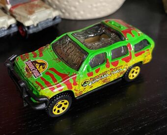 jurassic park ford explorer hot wheels