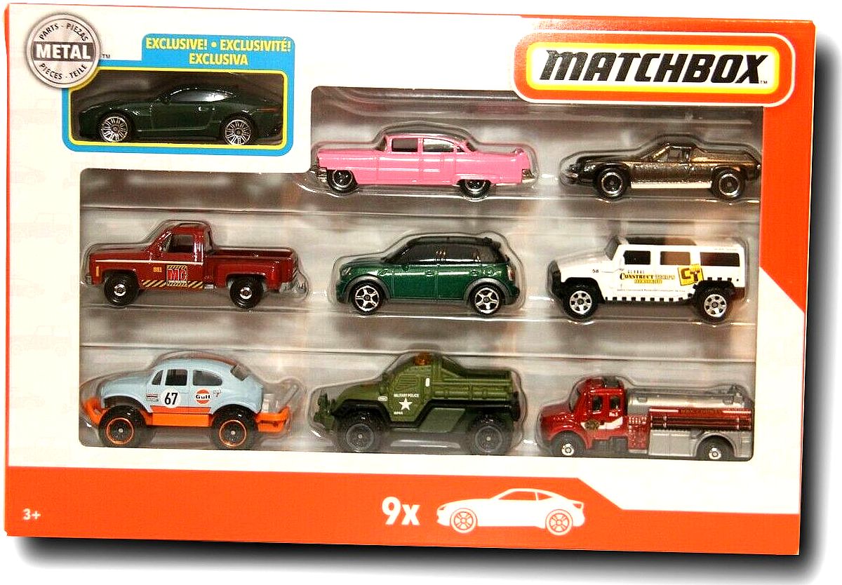 Matchbox 9 pack 2019 top
