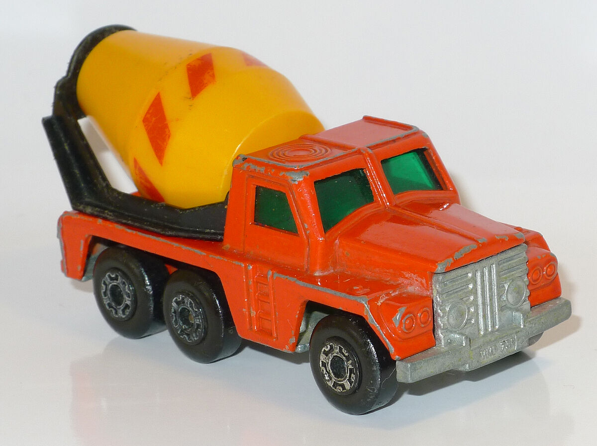 Matchbox cement truck 1976 top