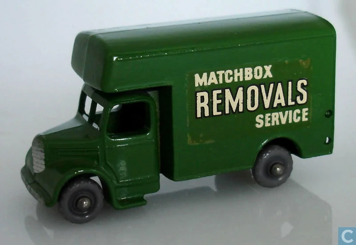 ミニカー MATCH BOX No.17 BEDFORD VAN REMOVALS Matchbox Lesney #17-A Bedford Removals Service Van | eBay