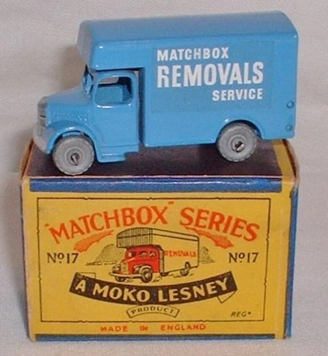 ミニカー MATCH BOX No.17 BEDFORD VAN REMOVALS Bedford Removals Van (17-A) | Matchbox Cars Wiki | Fandom