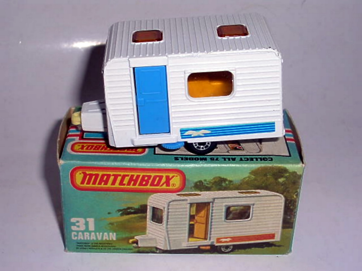 box only Caravan Matchbox No31