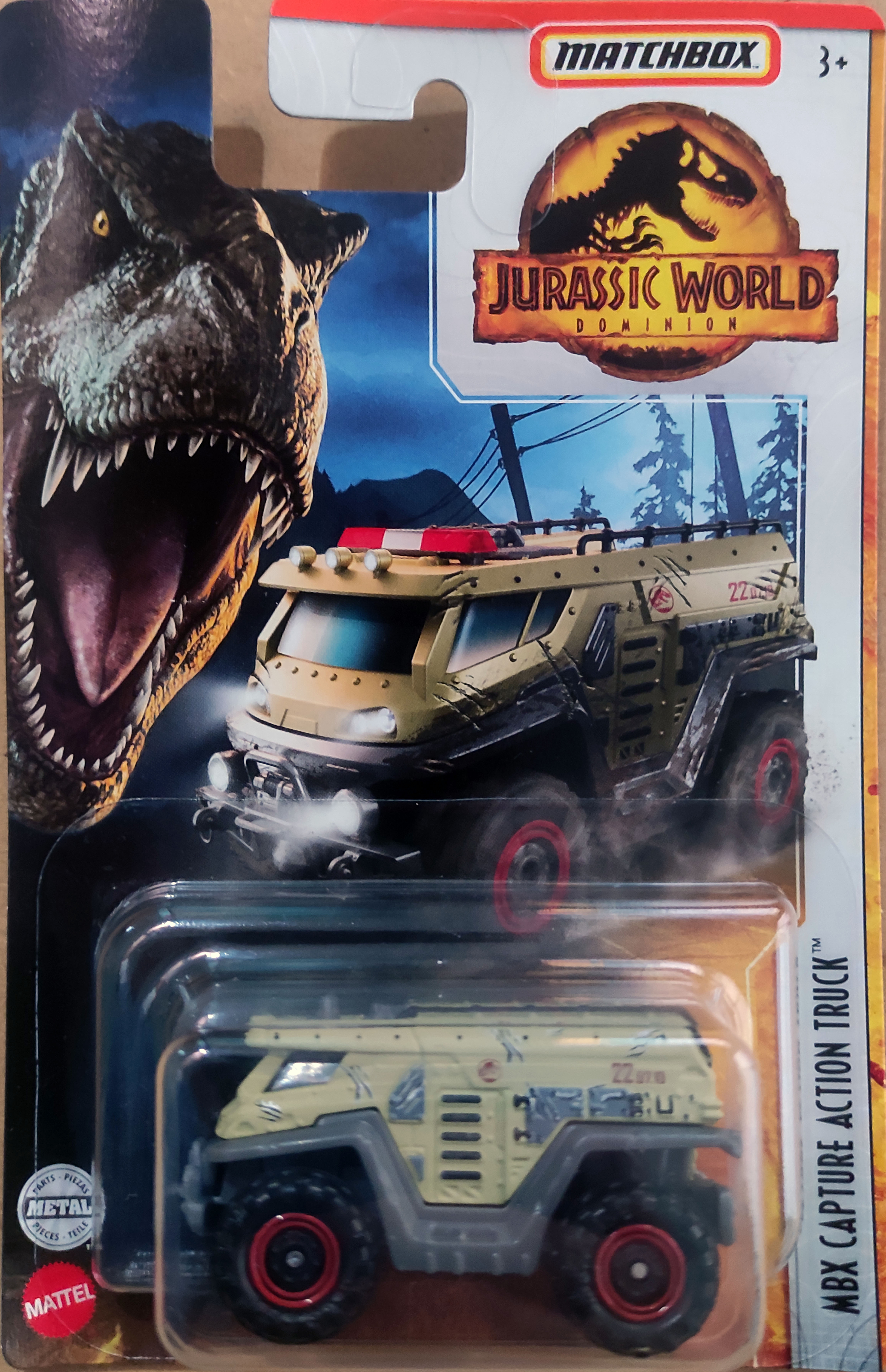 MATTEL Camion de capture Dinosaure - Tyrano Hauler - Jurassic