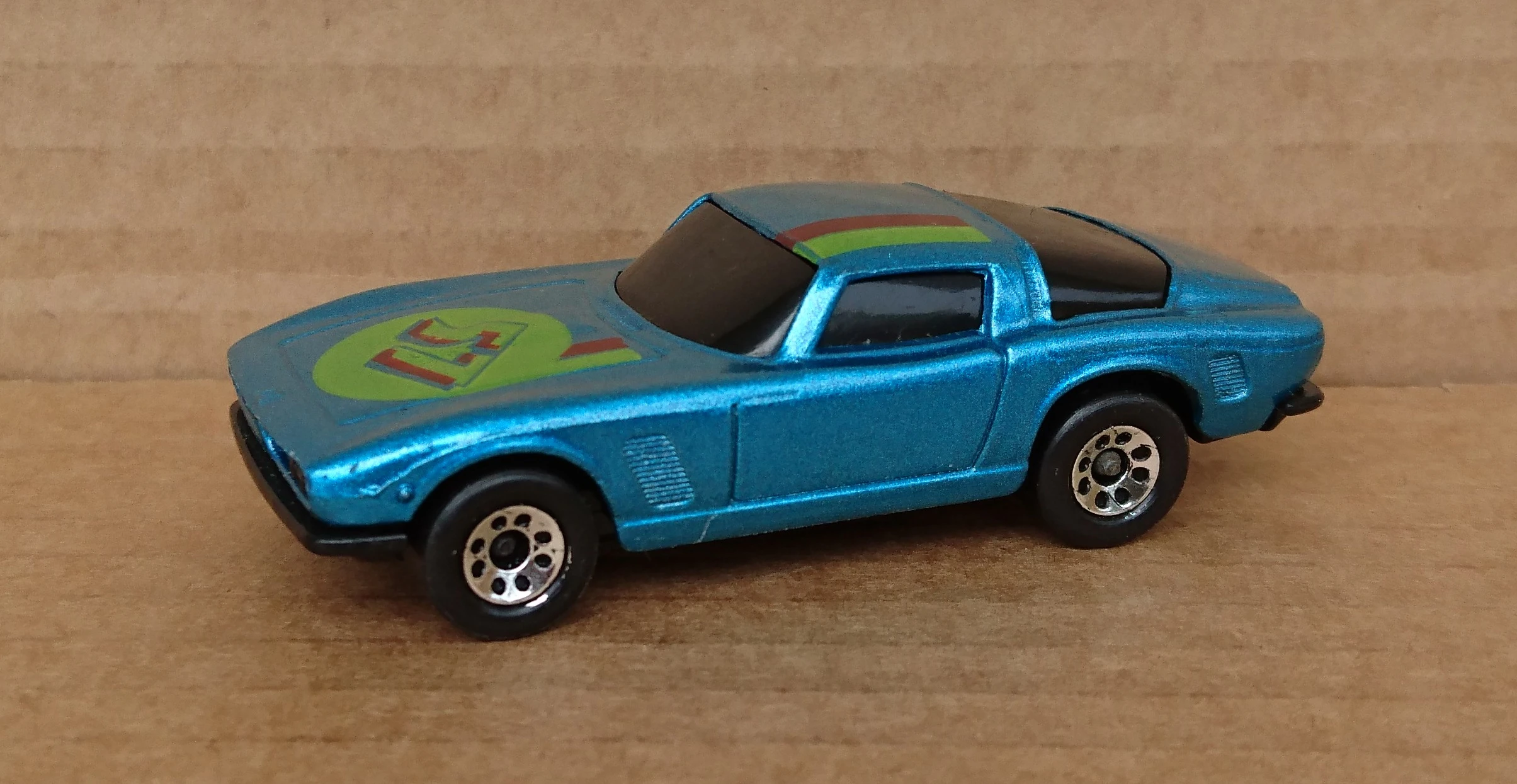 Politoys 1/43 N°553 - ISO Grifo GT 1967 Gris Métal - Miniature De Collection Occasion