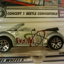 matchbox concept 1 beetle convertible