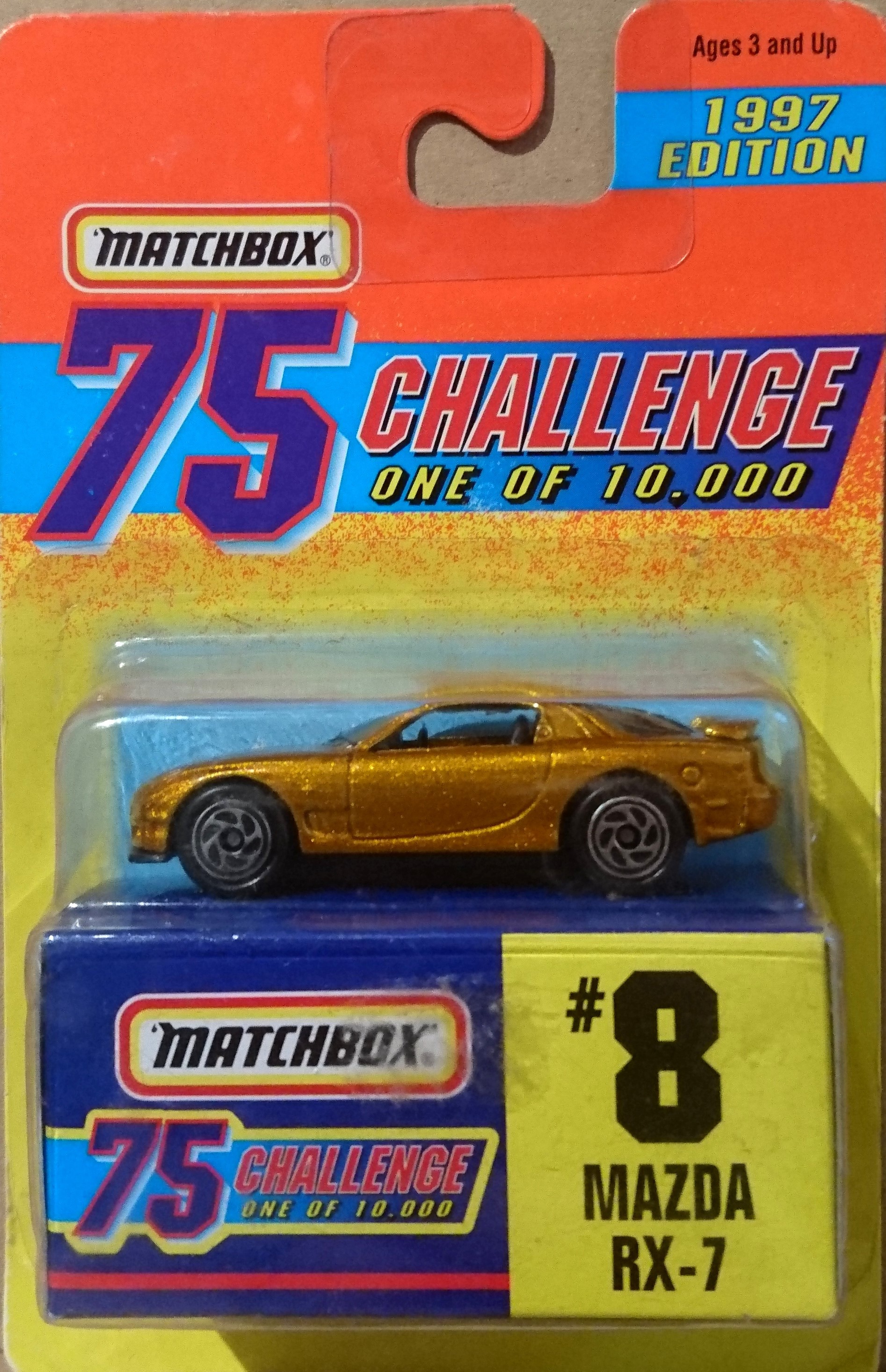 Matchbox 75 Challenge 1997 Edition Mustang Cobra #71 