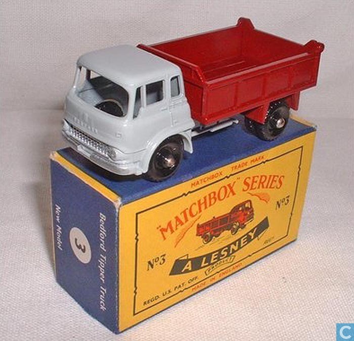 Matchbox Bedford 7 Ton Tipper No 40a Tailgate White Metal Casting spare parts 