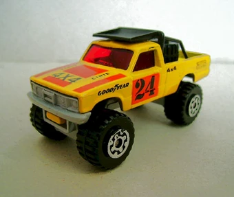 matchbox 4x4 open back truck