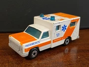 MB25 Ambulance - pale orange stripes - 'Paramedics'
