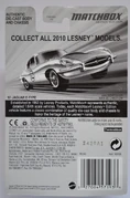 R1292 - 2010 Lesney Edition - Back of card