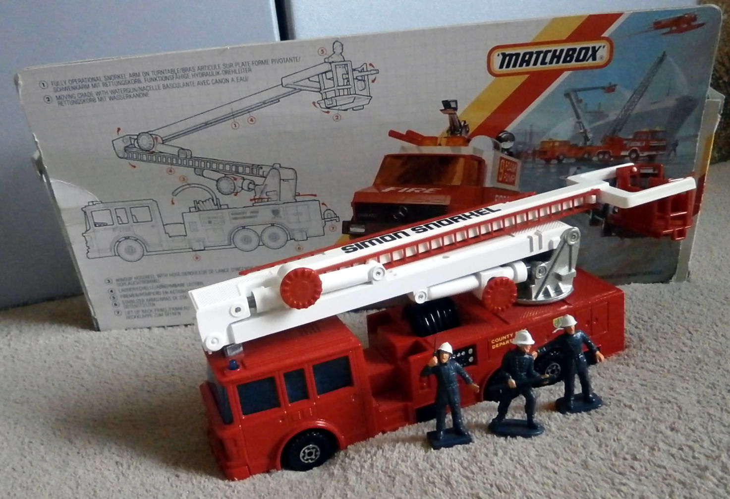Matchbox super shop kings fire truck