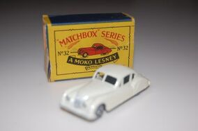 1950年代物 レア レスニー マッチボックス ジャガー XK140 ミニカー 1950s Matchbox Lesney 32 Jaguar XK140 Motor Car Toy